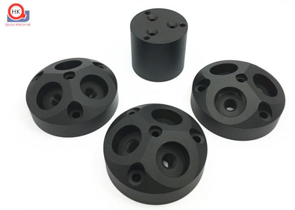 Matt Black Anodized Micro Machined Components For Furniture Hardware