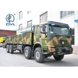 China 6 X 6  Full Motion Heavy Cargo Trucks With Barrier Bucket And 380HP Engine Strong Axles And Tire euro II/III supplier