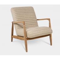 China Home Furniture Modern Armchair In Leather Or Wool on sale