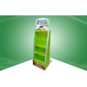 China OEM ODM Green Cardboard Display Stands , Customed Display Hooks For Retail supplier