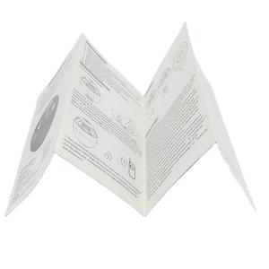 China Custom Instruction Manuals Various Languages Folding Paper Instructions Leaflet Die Cut Brochure wholesale