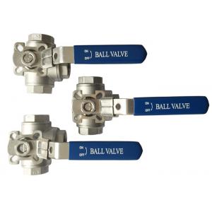 China 1/2” to 2 Stainless Steel 304 316 flow Control T and L  3  way diverter ball valve Heavy type supplier