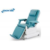 China Green Mobile Blood Donor Chair ,  Electric Blood Drawing Chair on sale