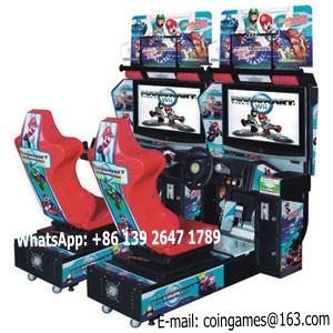 China 2016 New Amusement Park Equipment Arcade Coin Operated Mario Simulator Video Driving Play Car Racing Games Machine supplier