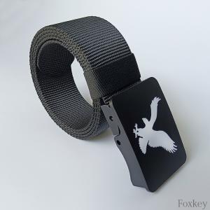 Polyester Nylon Waist Belt Plastic Buckle Men Waist Belt Customized Print