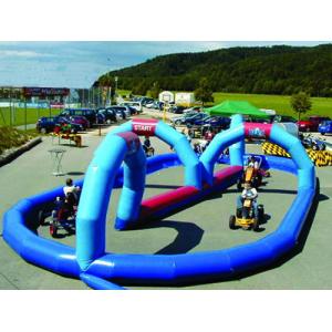 Giant Cricket Inflatable Zorb Ball Track For Outdoor Kindergarten