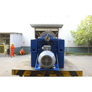 China Diámetro longitud 650 mm Centrifugadora de decantador de dos fases VFD de energía eficiente, ahorro de energía del 25%, resistencia a la corrosión química SS316L/SS2205 wholesale
