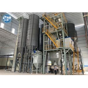 China Automatic Dry Mortar Production Line For Tile Adhesive Wall Putty Plaster Powder Mixing supplier