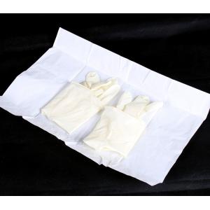 China Protective Medical Sterile Examination Gloves Latex Material Micro Textured Surface supplier