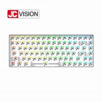 China 84 Keys Hot Swappable RGB Mechanical Keyboard Kits Aluminum Frame ABS Case Metal Plate on sale