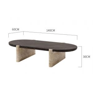 China Nordic Modern Hotel Furniture Natural Stone Coffee Table supplier