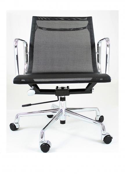 Customized Color Aluminum Office Chair Width 58cm Nylon Mesh Back Material