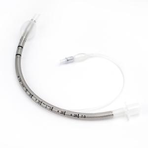 Soft and Flexible Reinforced Endotracheal Tube with Smooth Tip and Murphy Eye for Hospital