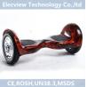 China 10 inch hiphop red two wheel hoverboard self balancing scooter bluetooth LED lighting wholesale