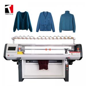 Simple Double System 12G Used Computerized Flat Knitting Machine Second Hand