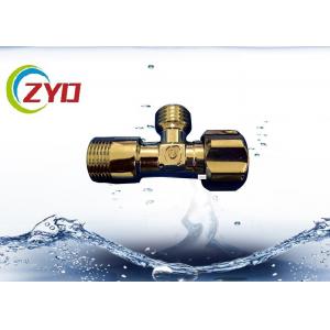 Chrome Plated Brass Plumbing Valves Hotel Bathroom Toilet Connector Suit