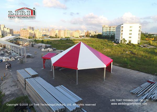 Custom Outdoor Event Tents , Multi Sides Octagon Marquee Structure For Resort