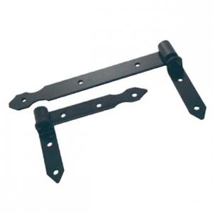 Zinc Powder Coated Gate Hinges Black Alloy Steel Lightweight Nice Looking