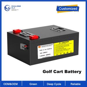 OEM ODM LiFePO4のリチウム電池のゴルフ カートのev lifepo4電池48v 100ah 200ahのゴルフ カート クラブ車の電気スクーター電池