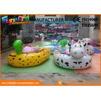 Cartoon Shape Animal Motored Inflatable Boat Toys , Adult Electric Bumper Boat