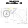 China 2,1 tipo da barra da polegada 480x480 em volta do monitor legível de Pcap da luz solar de TFT LCD wholesale