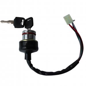 Dirt Bike 6 Wire Ignition Switch , Black Color Go Kart Ignition Switch