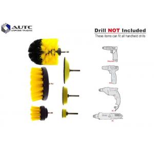 China Power Scrub Nylon Grill Brush Electric Drill Attachment Kit For Carpet Glass Car Tires supplier