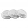 China Sugarcane Cup Cover Lids Disposable Hot Bubble Coffee Non Leak Cover Lids wholesale