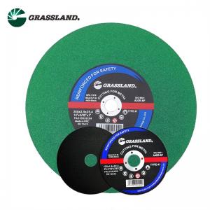 China Grit 60 Grassland 125 X 2.0 X 22.2mm Stainless Steel Grinder Disc supplier