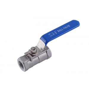 1 / 2 Inch 2 PCs Stainless Steel Ball Valve API 6D  BS1873 ASME B16.34