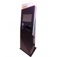 China Cinema ticketing Multimedia Kiosks standalone with barcode scanner / printer on sale