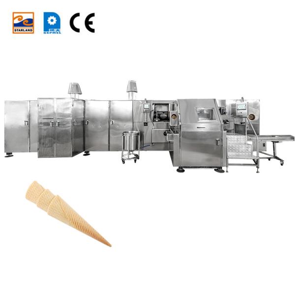 PLC Commercial Barquillo Cone Making Machine With Automatic Production Line