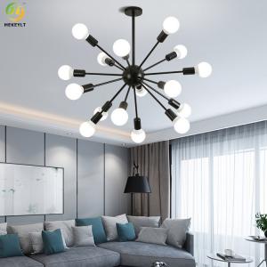 E26 Iron Metal Glass Large Nordic Pendant Light For Dining Room