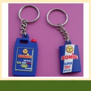 China OEM colorful custom rubber 3D soft pvc Keychain with factory price supplier