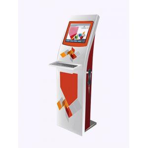 China Anti Vandalism Interactive Touch Screen Kiosk Cold Rolled Steel With Tempered Glass supplier