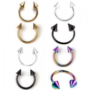 Fashion Horseshoe Ring Piercing Surgical Steel 316l Titanium Septum Ear Nose Lip Tragus