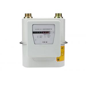 Smart AMR Prepaid Gas Electric Meter , Steel Case Household Gas Meter With IC Card
