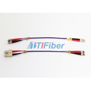 China ST UPC Fiber Optic Patch Cord OM2 62.5 With ROHS Optical Cable Fiber Optic Jumper supplier
