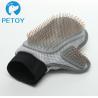 China PVC Pet Grooming Glove Brush Mesh Cloth Dog Shower Glove wholesale