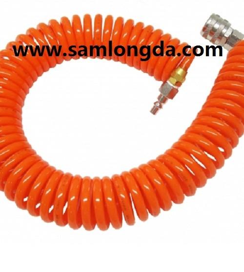 PU spiral hose with good quality, air hose,PU coil tube, PU hose, polyurethane