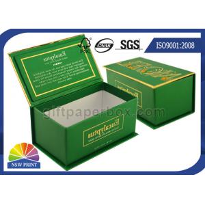 China Diamond Decorated Hinged Lid Gift Box , Rigid Cardboard Box Luxury Design supplier