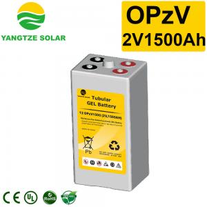 China Custom 2V 1500Ah Tubular OPZV OPZS Battery For Wind Energy System supplier