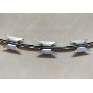 Spiral Unclipped Razor Sharp Wire Single Loop Wall Spikes Hardened Steel Strip