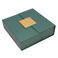 Luxury Gift Rigid Cardboard Packaging Box With Magnetic / Ribbon Folding