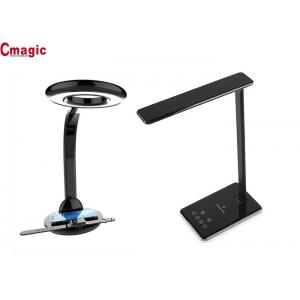 Foldable Wireless Qi Charging Desk Lamp , Office Home Reading Touch Dimmer Lamps