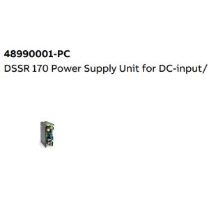 China DSSR 170 48990001-PC DC入力用ABB電源ユニット supplier