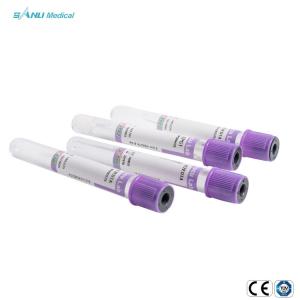 Disposable CE Approved PET / GLASS K2 / K3 EDTA Vacuum Tube 3-9ml