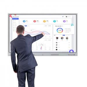 China 1920×1080 Finger Touch Screen Interactive Whiteboard 86 Inch supplier