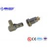China Female Coaxial Cable Connectors , Coaxial Cable Elbow Connector Without Nut wholesale