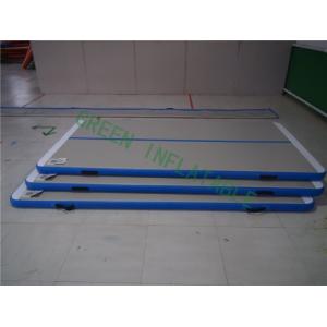 China Durable White Top Air Tumble Track Mats For Athlete 2 Years Warranty supplier